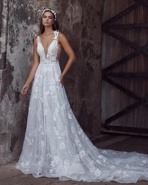 123101 sexy backless wedding dress with lace and v neckline1